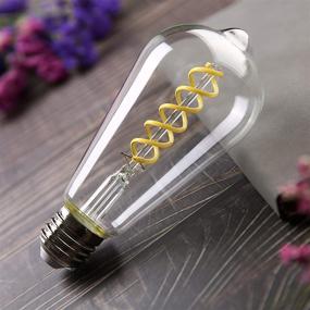 img 3 attached to 💡 Enhanced EMITTING Dimmable Flexible Bulb: 4 5W 4000K 6