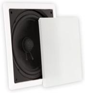 🔊 in-wall surround sound hd home theater passive subwoofer: theater solutions ts1000, white logo