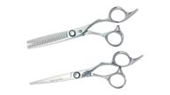 💇 elite hair cutting scissors: mosher salon tools professional diamond series - japanese steel, handmade shears logo