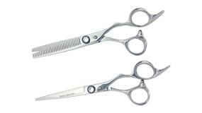 img 4 attached to 💇 Elite Hair Cutting Scissors: Mosher Salon Tools Professional Diamond Series - Japanese Steel, Handmade Shears