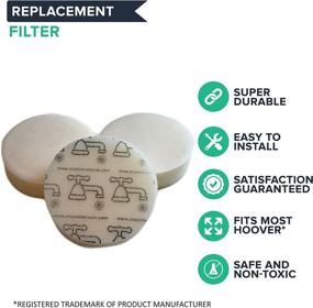 img 3 attached to 🔍 Crucial Replacement Vacuum Filter for Hoover Linx - Compatible with Sponge Filter Part # 001331007, 410044001, 562161003, 902185003 - Fits Most Hoover Vacuum Models 902185003, 562161003 - 3 Pack