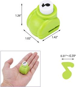 img 2 attached to 🎨 Versatile and Fun: Dynvue 12Pcs Tiny Craft Hole Punch Shape Set for Card Making, Scrapbooking, Nail Art, and More!