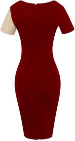 img 2 attached to 💃 Chorchi Distressed Slim Fit Sleeve Sheath Women's Clothing and Dresses