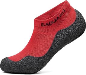img 4 attached to SAGUARO Women's Barefoot Sock Shoes – Non-Slip, Ultra-Portable, Multi-Purpose Footwear for Yoga, Walking, and More