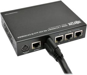 img 1 attached to 🔌 Tripp Lite HDBaseT HDMI Over Cat5e/6/6a Extender Kit w/Ethernet, Serial and IR Control, 1080p, Up to 500 ft: Efficient and Reliable Video Extension Solution