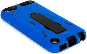 img 3 attached to 📱 Versatile Hybrid Case with Kickstand for iPod Touch 7/6/5: Enhanced Protection and Practicality