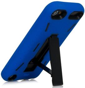 img 4 attached to 📱 Versatile Hybrid Case with Kickstand for iPod Touch 7/6/5: Enhanced Protection and Practicality