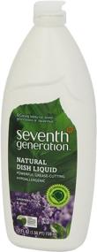 img 1 attached to 🌿 Seventh Generation Lavender Dishwashing Liquid Detergent, 25 oz - Gentle & Effective Cleaning Solution