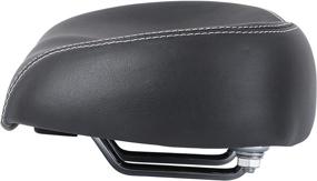 img 2 attached to 🔥 LIOOBO Ergonomic Shock Absorbing Bike Seat Cushion: Universal Replacement for Comfortable Bike Exercise and Spin Bikes