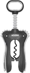 img 1 attached to Houdini 8-Inch Stainless Winged Corkscrew: Efficient Wine Opener for Easy Uncorking