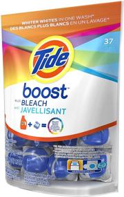 img 1 attached to 👕 Tide Boost Stain Release Plus Bleach 37 Count - Powerful Stain Removal with Added Bleaching Action! (Package may vary)