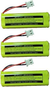 img 1 attached to 🔋 High Capacity Replacement Battery BT183482 BT283482 for Vtech Cordless Telephones - JustGreatDealz (3-Pack)