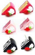 🍌 hamburger banana donut ice cream dangle stud earrings resin jewelry for women and girls - cute food imitation logo