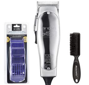 img 4 attached to 💇 Andis Master Hair Adjustable Blade Clipper with Dual Magnet 5-Comb Set and BeauWis Blade Brush - Ultimate Hair Grooming Package