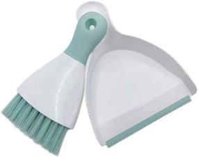 img 3 attached to 🧹 Conveniently Compact: Tiny Team Mini Brush and Dustpan Set in Light Green – A Perfect Cleaning Companion!