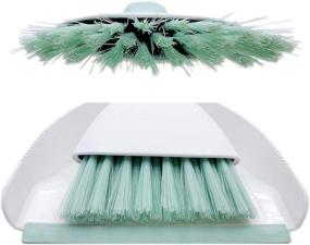 img 2 attached to 🧹 Conveniently Compact: Tiny Team Mini Brush and Dustpan Set in Light Green – A Perfect Cleaning Companion!