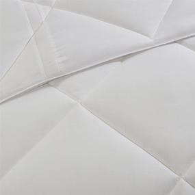 img 2 attached to 🛏️ Stay Cool All Night with Sleep Philosophy Smart Cool King Comforter - White