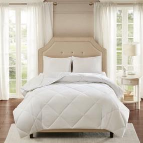 img 1 attached to 🛏️ Stay Cool All Night with Sleep Philosophy Smart Cool King Comforter - White