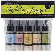 lindy's stamp gang mermaid sea shells starburst spray set - pack of 5, 2 oz logo