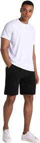img 1 attached to 🩳 Men's Lounge Shorts with Deep Pockets - Loose-Fit Jersey Shorts for Running, Workout, Training, and Basketball by THE GYM PEOPLE