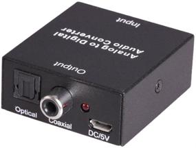 img 3 attached to 🔌 Tbridge Analog Audio to Digital Audio Converter Adapter for Coaxial/Toslink