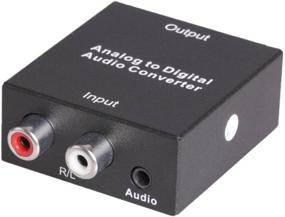 img 4 attached to 🔌 Tbridge Analog Audio to Digital Audio Converter Adapter for Coaxial/Toslink