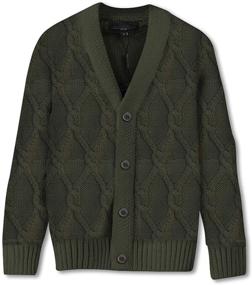 img 2 attached to 👦 Boys' Clothing: Gioberti Knitted Cotton Cardigan Sweater in Sweaters