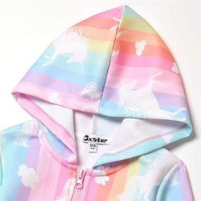 img 2 attached to 🦄 Magical Unicorn Girls Zip Up Hoodie Jacket: Cozy Sweatshirt with Pockets