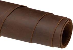 img 4 attached to 5-6 OZ Bourbon Brown ELW Tooling Leather, Pre-Cut 4-6 SQ FT, Full Grain Cowhide for Crafting, Sewing, Molding, Workshop - Handmade & Perfect for Various Applications