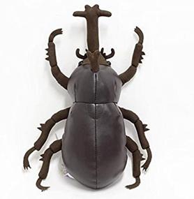 img 4 attached to 🦌 Hamee Rhinoceros Beetle Leather Bug