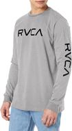 👔 rvca graphic sleeve facets medium men's clothing: bold style for modern gentlemen logo