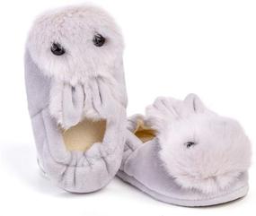 img 1 attached to 🐇 Cute and Cozy: Enteer Baby Girls' Rabbit Slipper for Unmatched Comfort