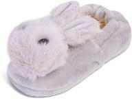 🐇 cute and cozy: enteer baby girls' rabbit slipper for unmatched comfort logo