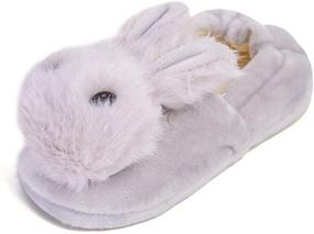 img 4 attached to 🐇 Cute and Cozy: Enteer Baby Girls' Rabbit Slipper for Unmatched Comfort