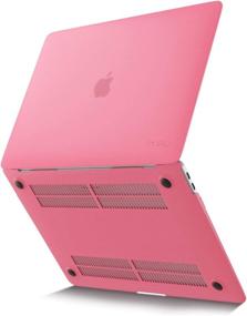 img 4 attached to Kuzy Compatible With MacBook Air 13 Inch Case 2020 2019 2018 Release A2337 M1 A2179 A1932 Non-Slip Fully Vented Plastic Hard Shell Soft Touch Cover For Apple MacBook Air Case Laptop Accessories in Bags, Cases & Sleeves