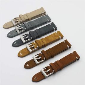 img 1 attached to Onthelevel Vintage Men's Watches with Suede Watch Strap