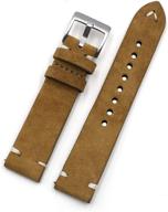 onthelevel vintage men's watches with suede watch strap logo