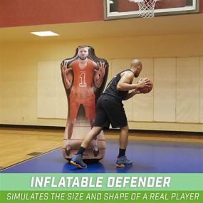 img 3 attached to 🏀 GoSports Inflataman Basketball Defender Training Aid: Enhance Skills with Weighted Defensive Dummy for Shooting, Dribbling, and Driving Drills