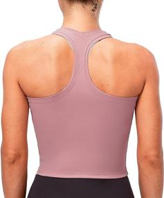 img 2 attached to 🏋️ Lavento Women's Racerback Crop Tank: Versatile Workout Top for Running & Yoga