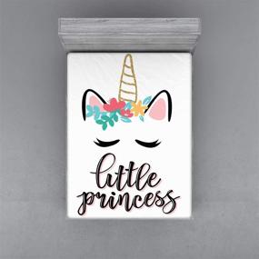 img 3 attached to 🏰 Kid's Home Store: Ambesonne Princess Illustration for All-round Decor