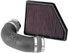 img 4 attached to High Performance K&amp;N Cold Air Intake Kit: Increase Horsepower, 50-State Legal: Compatible with 2010-2014 CHEVROLET (Camaro)57-3075