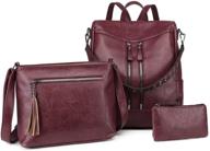 fashion backpack purses anti theft travel women's handbags & wallets for fashion backpacks logo