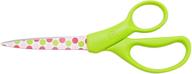 🌲 green handle dots westcott 8 inch holidazed scissors - straight logo