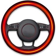 enhance driving comfort and warmth with zento deals classic black steering wheel heater cover logo