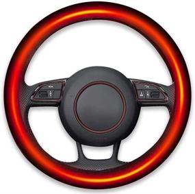 img 4 attached to Enhance Driving Comfort and Warmth with Zento Deals Classic Black Steering Wheel Heater Cover