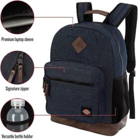 img 3 attached to Dickies Signature Lightweight Backpack Resistant Laptop Accessories for Bags, Cases & Sleeves