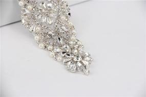 img 2 attached to Luxury Rhinestones Ribbon Wedding Handmade