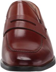 img 3 attached to Stylish and Comfortable Florsheim Potenza Loafer Cognac Medium Boys' Shoes - Perfect for your Little Gentleman