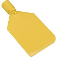 🟡 vikan 70116 yellow nylon stiff paddle scraper: durable 6" l x 4.5" w blade logo