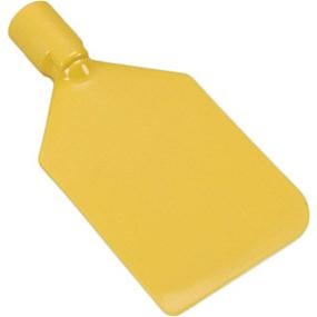 img 1 attached to 🟡 Vikan 70116 Yellow Nylon Stiff Paddle Scraper: Durable 6" L x 4.5" W Blade